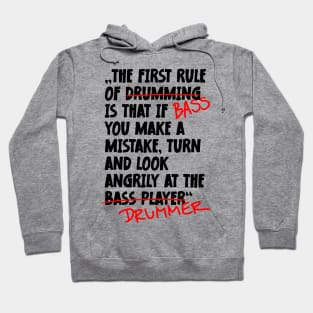 The First Rule Of Bass Player Hoodie